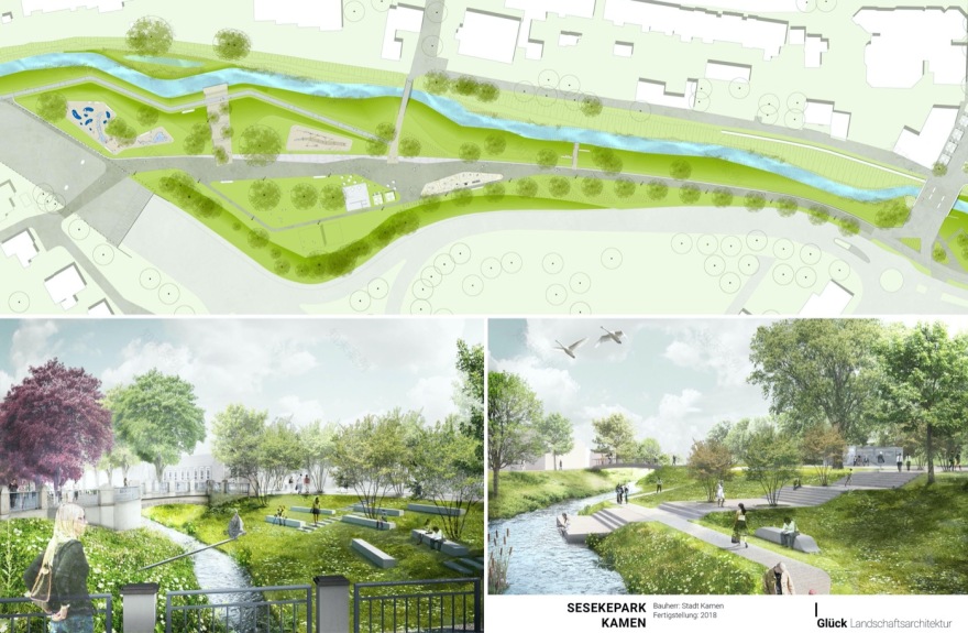 河畔公园重生 | 德国 Kamen 市 Sesekepark 的多功能公共空间设计-2