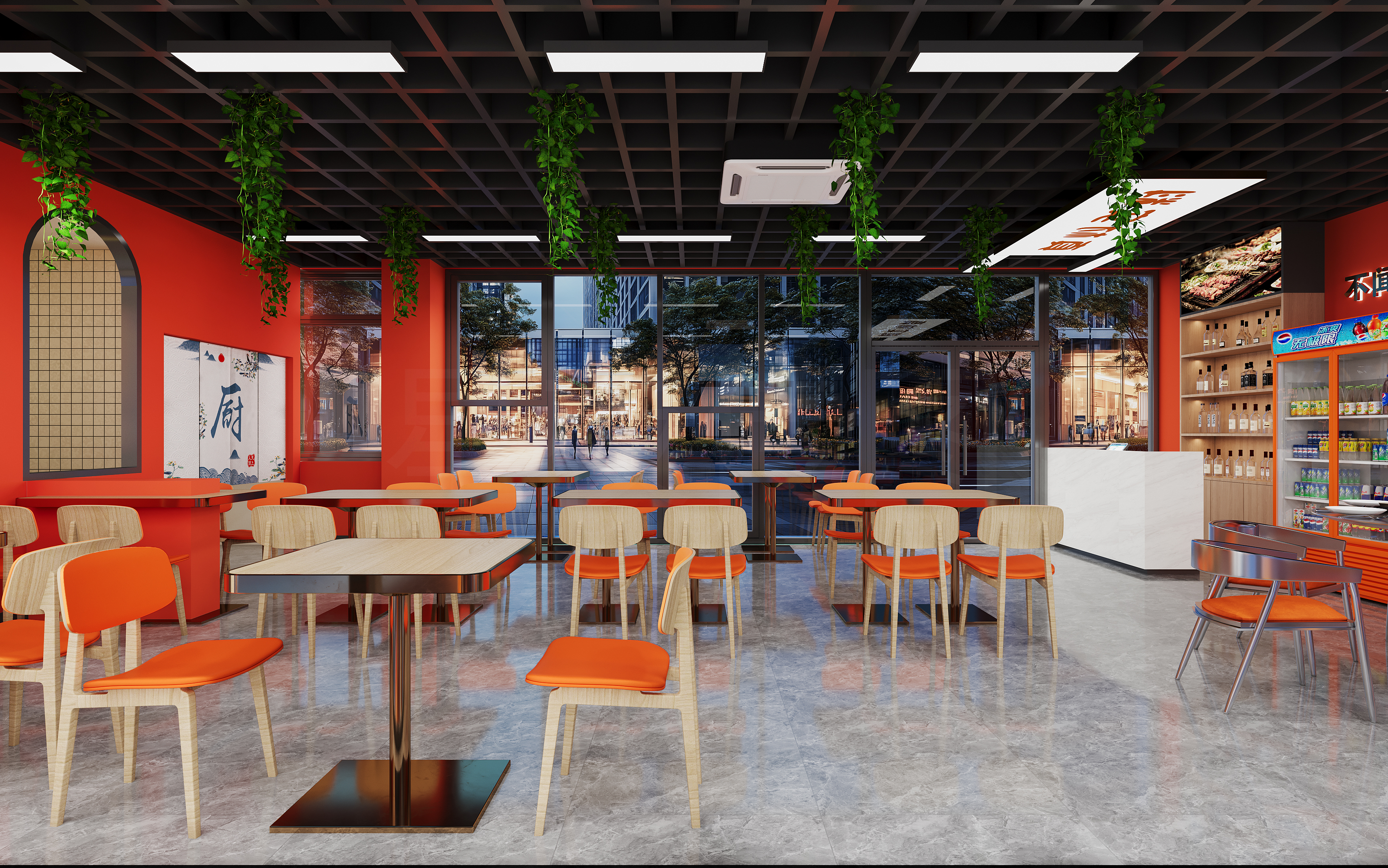 工装——餐馆-10