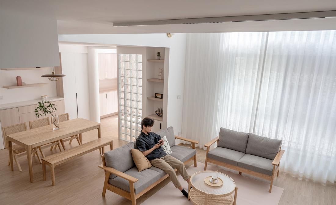 武汉刘思彤设计工作室 | 余伴 | 原木风格打造三代同堂舒适家-36