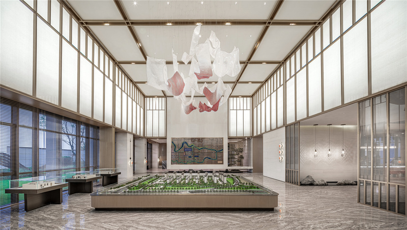 漯河熙河云著售楼处 | 融入地方文化元素的当代东方设计-17