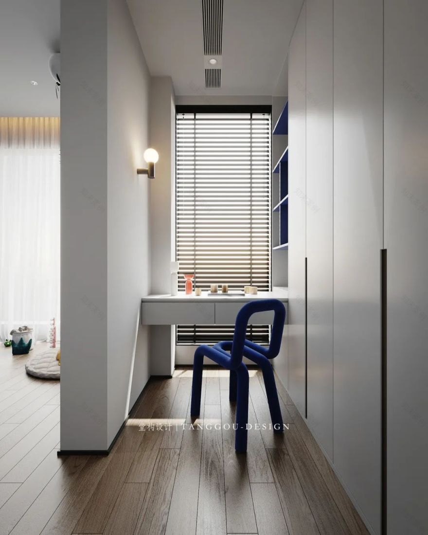 极简诗意的家丨中国武汉丨堂构设计-56