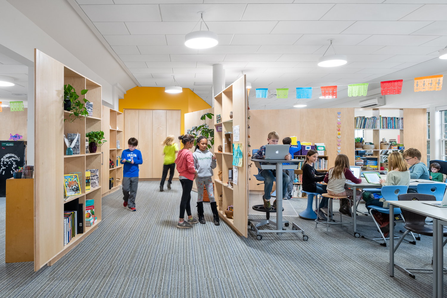 波特兰韦恩弗利特小学低年级部丨美国波特兰丨Simons Architects-35