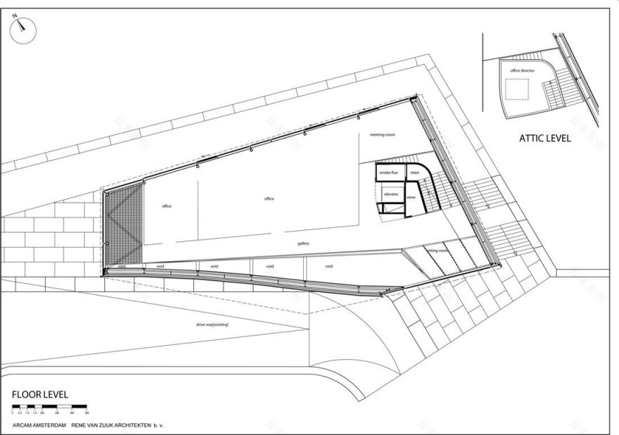 阿姆斯特丹建筑中心 · 创意折叠式立面设计-43