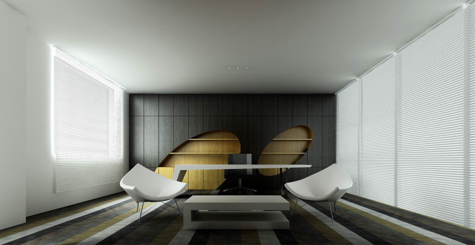 力丰石业办公楼装修设计  汤建松室内设计-4