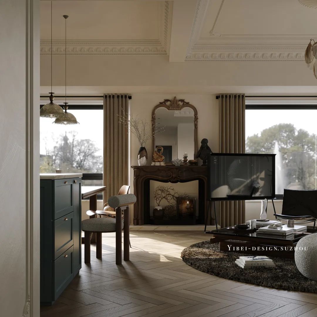 法式复古梦宅丨中国苏州丨一贝设计-1