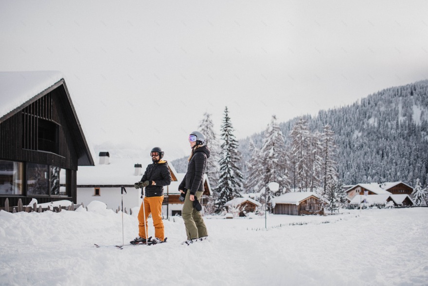 融合传统与当代的阿尔卑斯山间别墅 · Lari· Lodge丨意大利-54