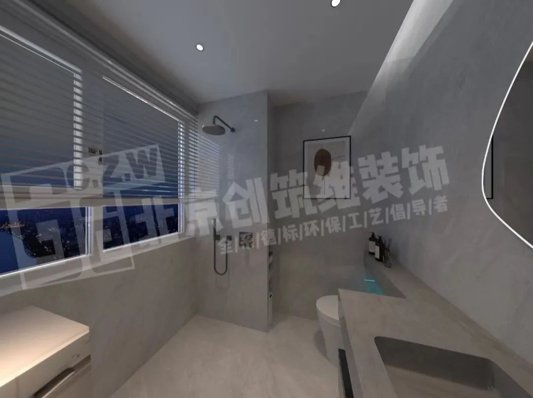 【中和府】106m²装修效果图落地-50