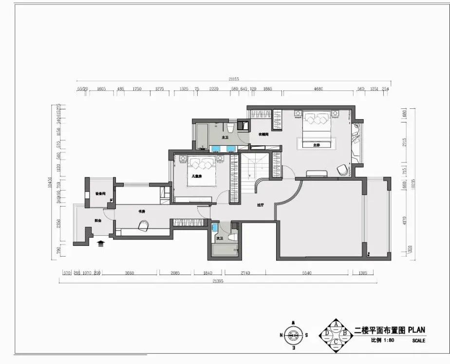 西安逸翠园 280㎡私人住宅，诠释现代轻奢极简温情生活-83