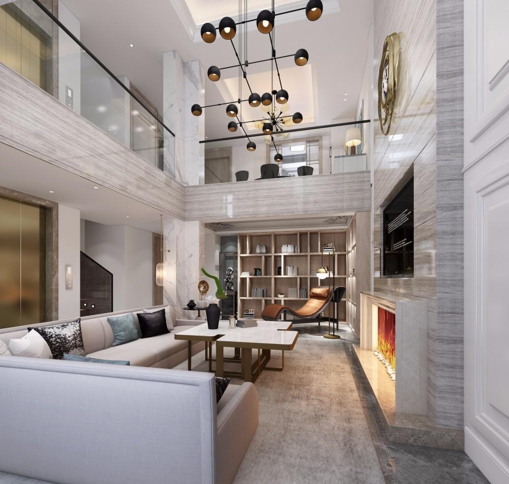 白马湖别墅客厅 | 现代简约风格演绎舒适空间-2