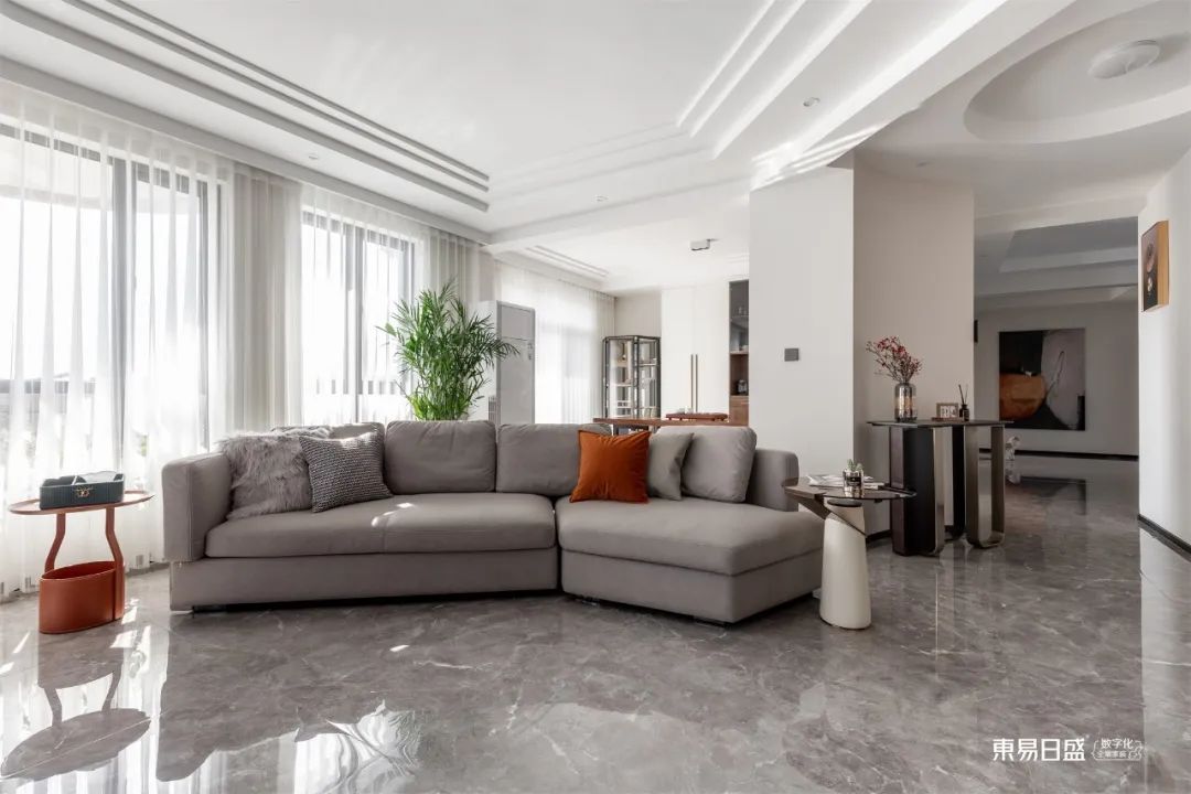 杭州装修|182㎡现代风设计，打造你从未见过的异形空间-31