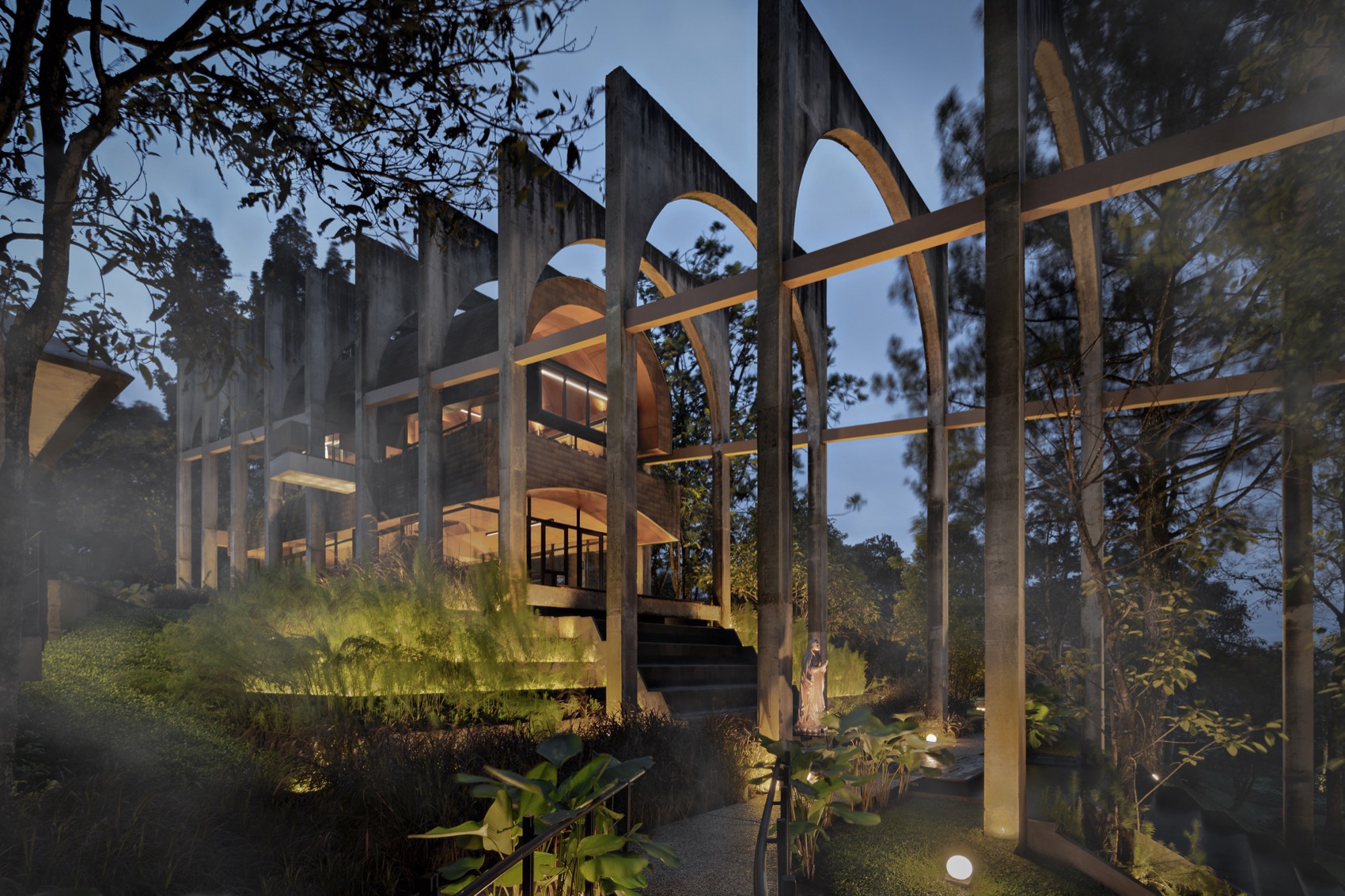 圣殿隧道花园丨印度丨RAD+AR-67