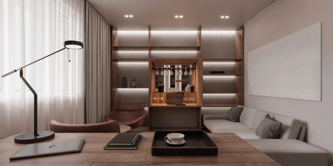 乌克兰现代家居设计展 | 原木、灰色与黑色的和谐空间-40