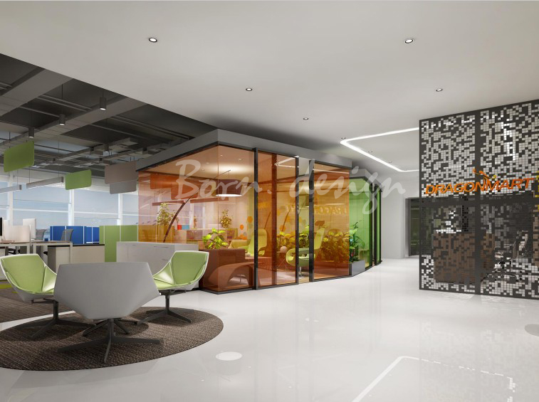 卡塔尔龙城管理公司办公室装修设计-2