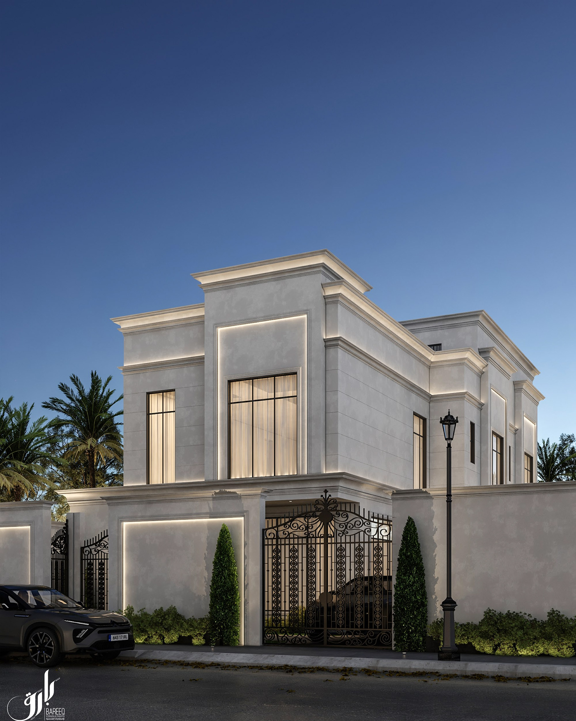 KSA 别墅项目的新外观施工图丨Bariq Consultants-18