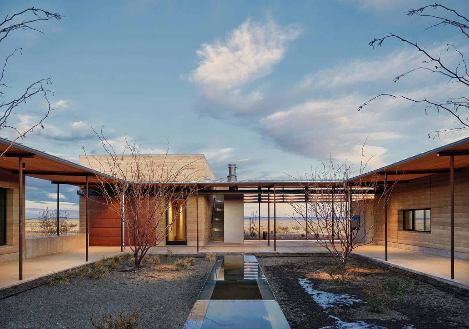 See this remarkable rammed earth house nestled on a Texas ranch-0