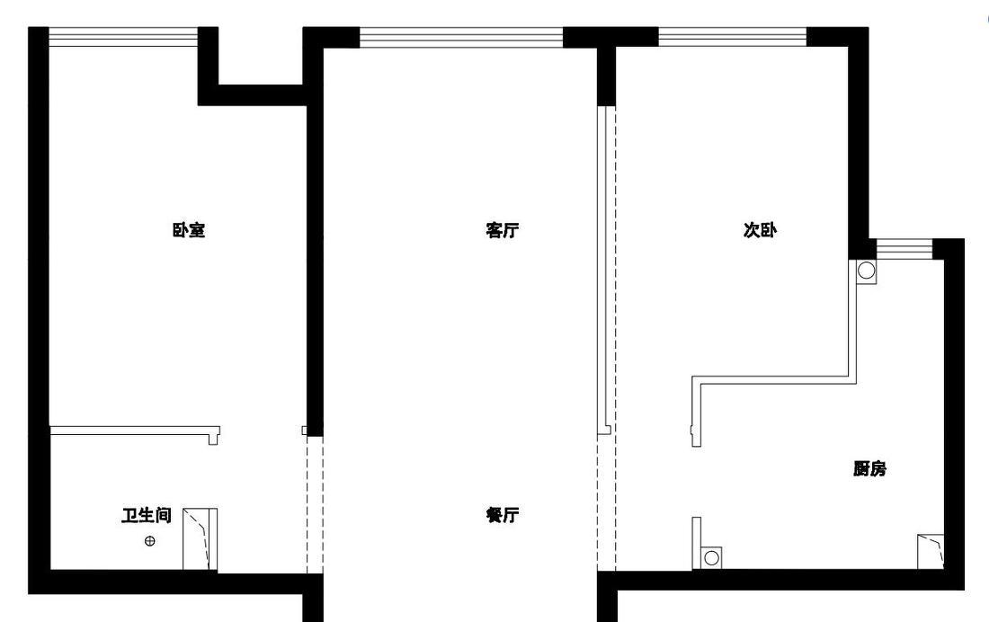 《香雪兰溪》多功能婚房设计丨柒尚设计工作室-0