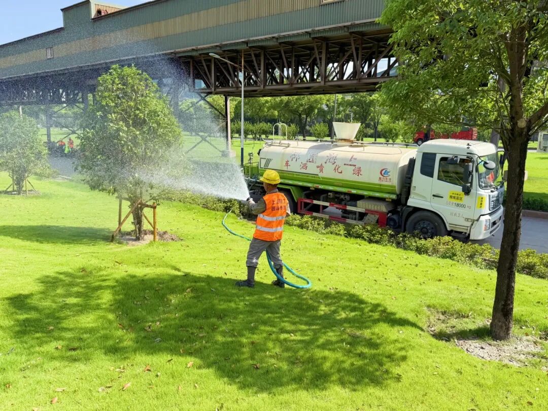 绿化养护｜“智”护钢铁绿洲：宝钢宝山基地的绿色呼吸由我们来守护-121