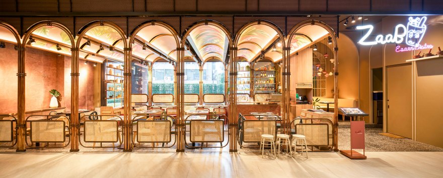 曼谷 Zaab Eli 现代泰式餐厅设计-14