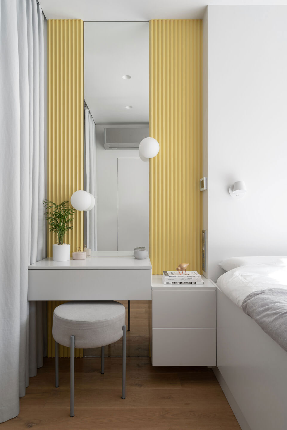 基辅 32㎡小公寓 | 粉色、蓝色、黄色打造温馨迷你空间-13