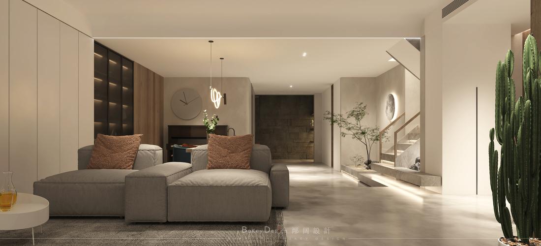 奶油焦糖微水泥侘寂设计-16