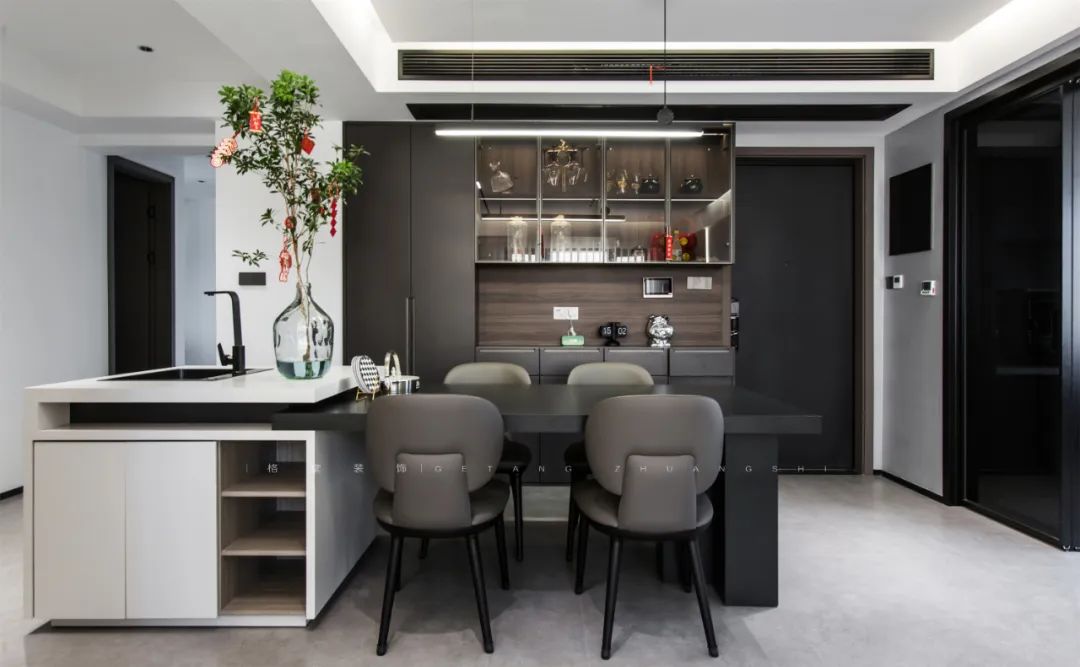 黑白灰的纯粹美学 · 常山桑园小区现代简约家居设计丨许亚彬-37