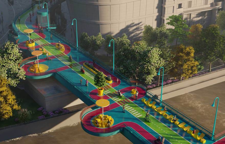 上海普济路高架桥景观-23