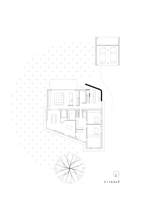 比利时 Lochristi 的和谐扩建丨Wim Heylen-14