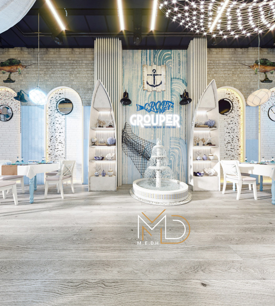 埃及 GRIOUPE 餐厅设计丨Mohamed Ebrahim Design House-12