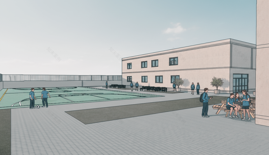 AL OFOQ实验学校相关建筑设计项目丨埃及丨开罗大学工程学院建筑系-18