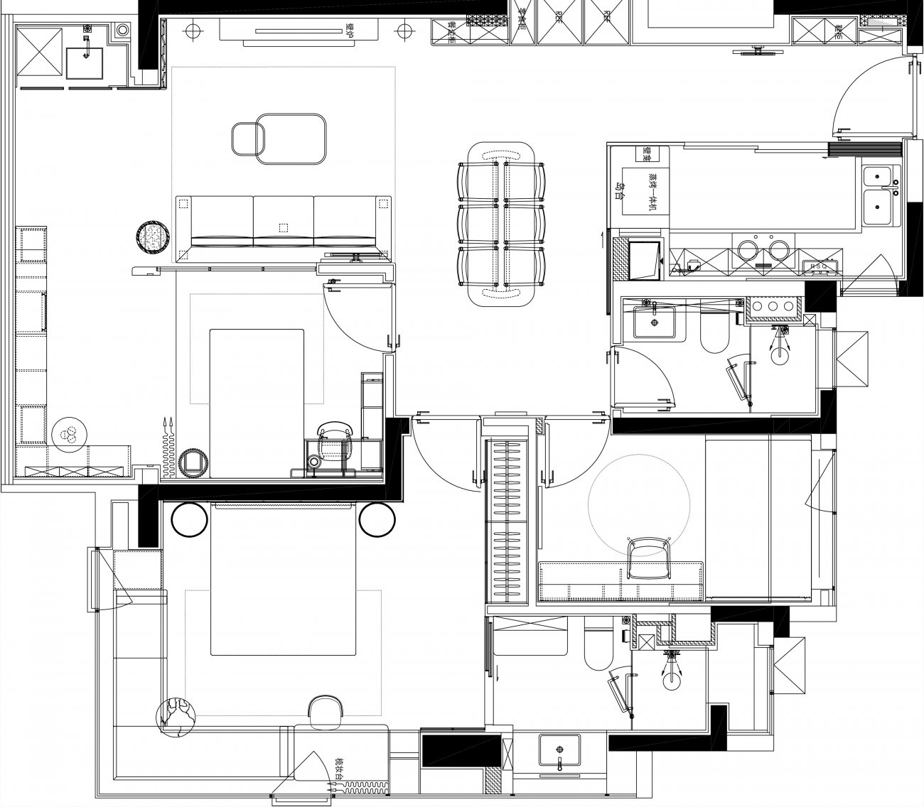 上海华润杨思110㎡样板间丨中国上海丨软装上海法云设计,室内集艾设计-30