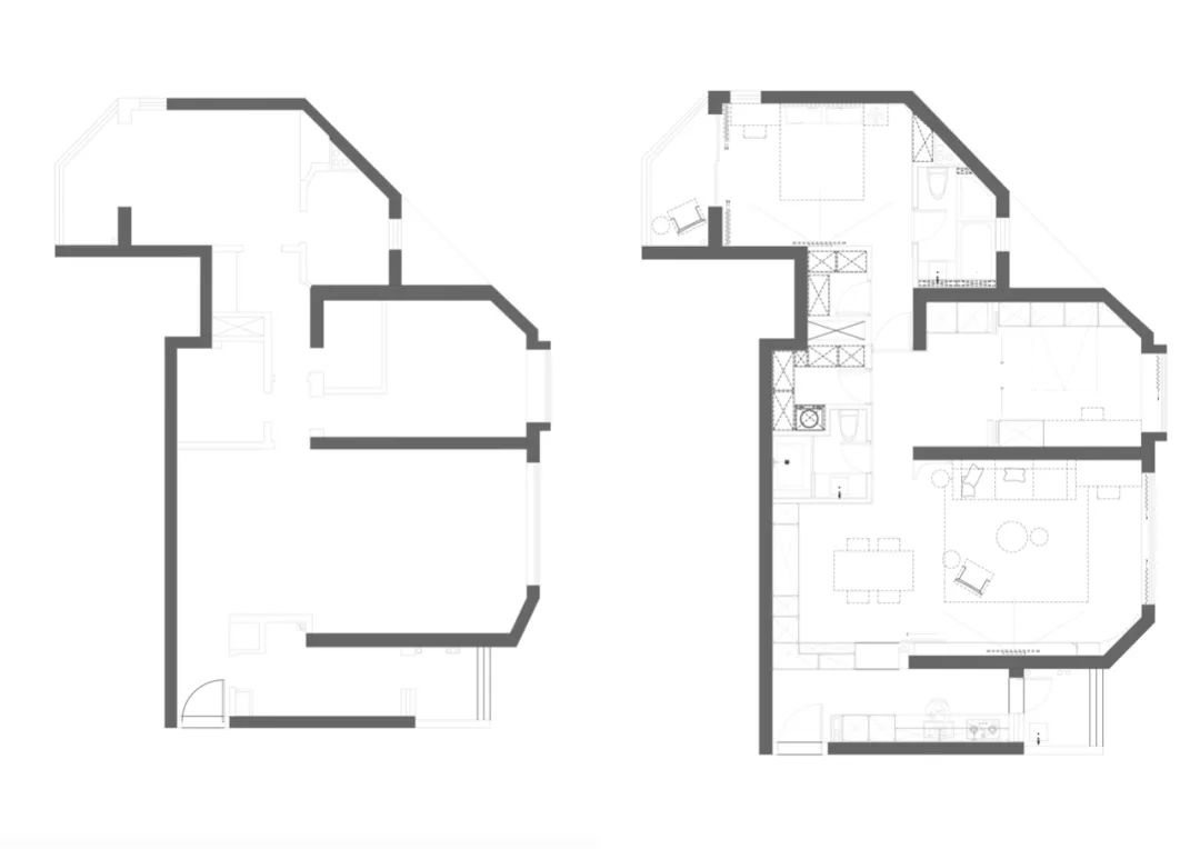 奶油系轻奢两居设计丨F+全屋定制-69