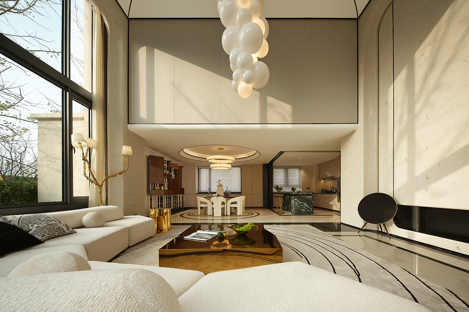 枫丹公馆 650㎡ 法式叠墅豪宅丨中国唐山丨燕语堂-3