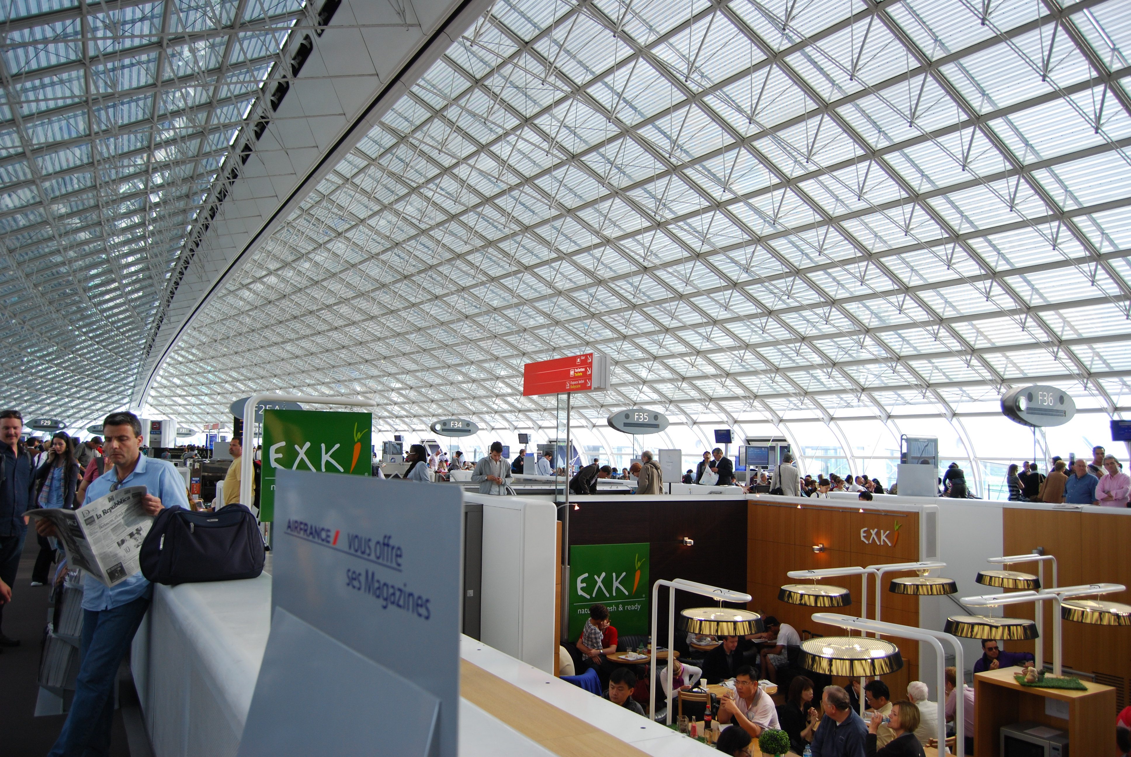 巴黎戴高乐机场航站楼丨法国巴黎丨法国建筑师保罗·安德鲁-9