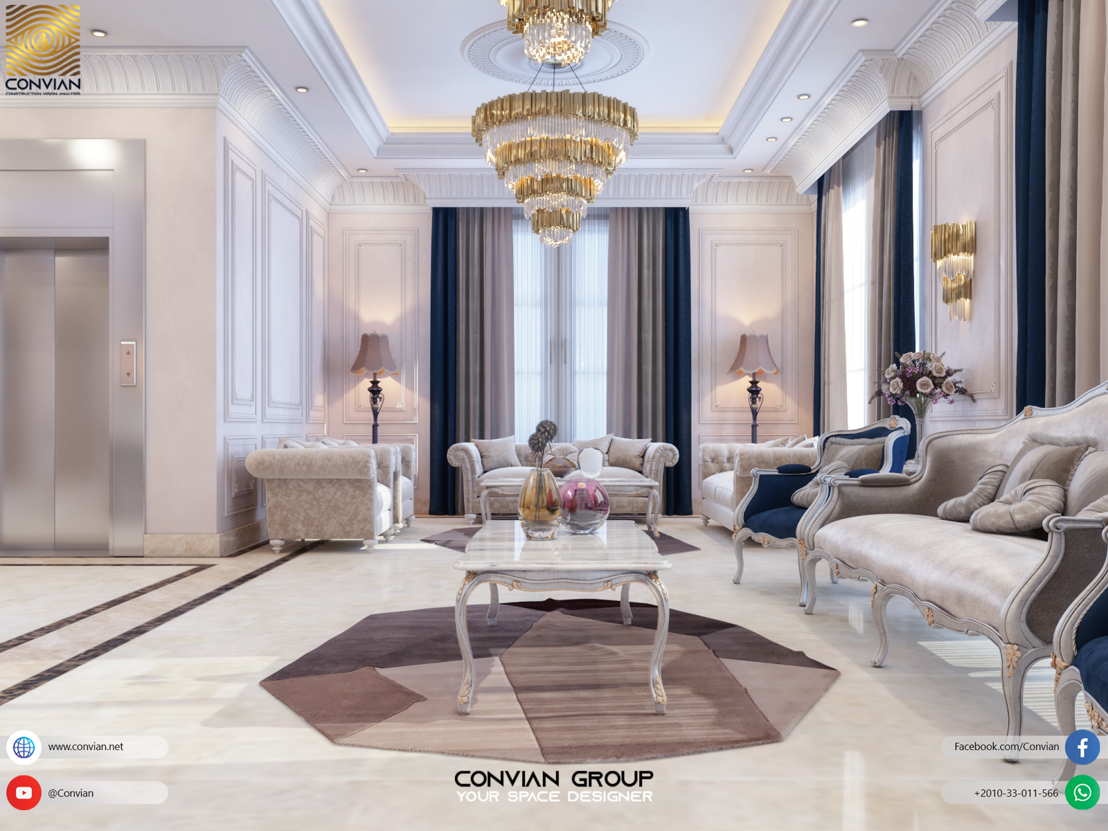 Neo-Classic Villa Reception-0