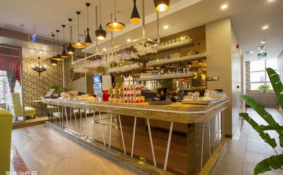 深圳任我行设计丨雨打芭蕉--美景湾西餐厅-7