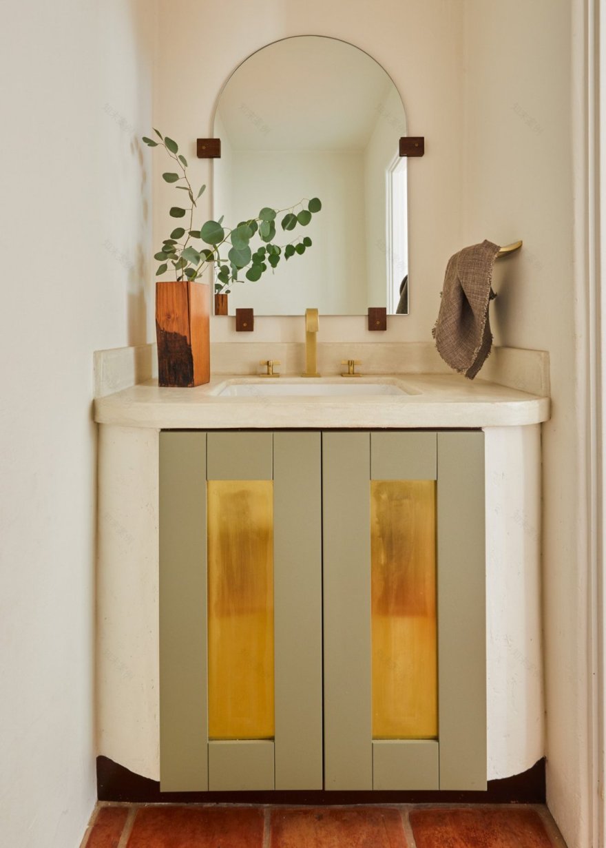 Adobe House Mission Canyon 别墅翻新丨美国丨Corinne Mathern Studio-11