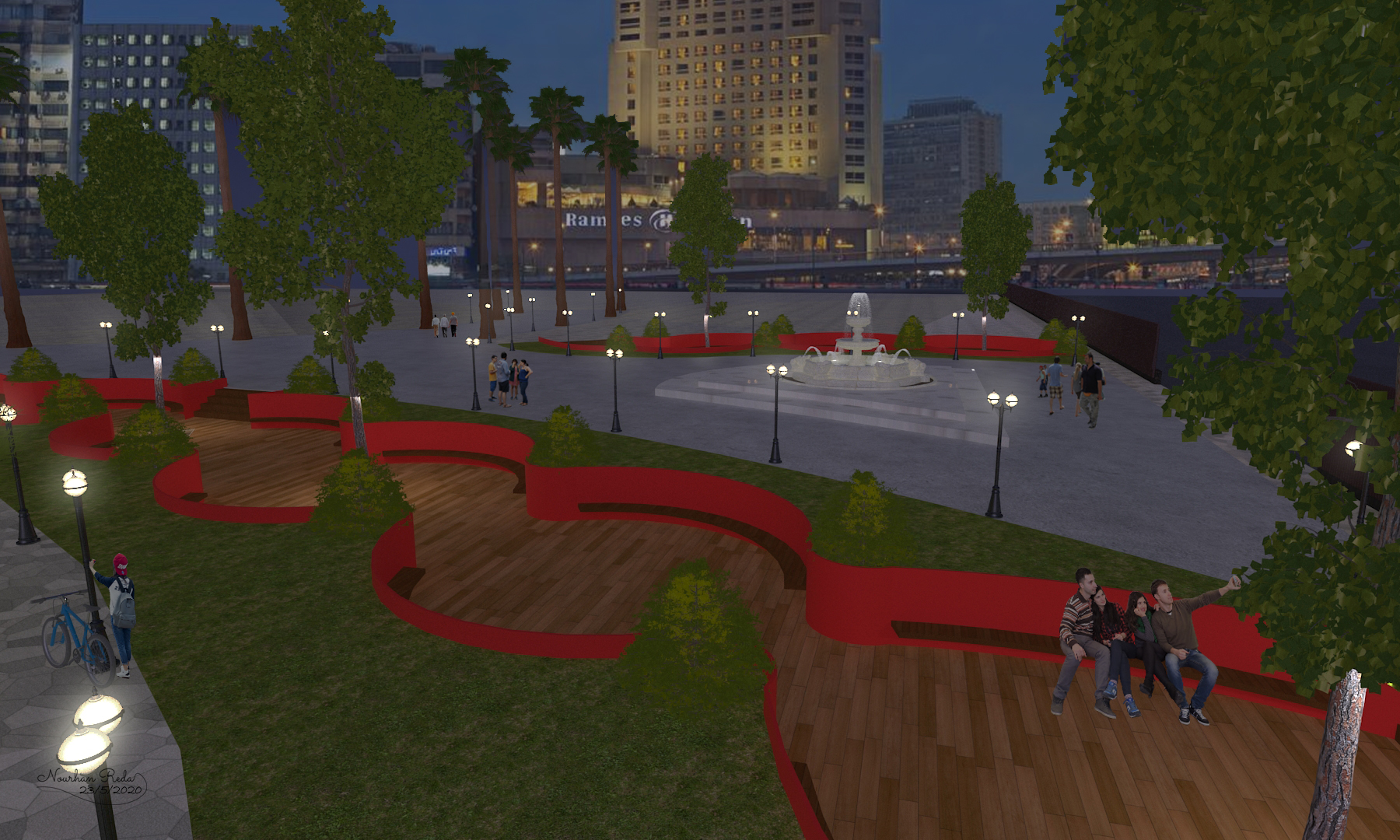 Seating Area - El Hezb El Watany land, Tahrir-3