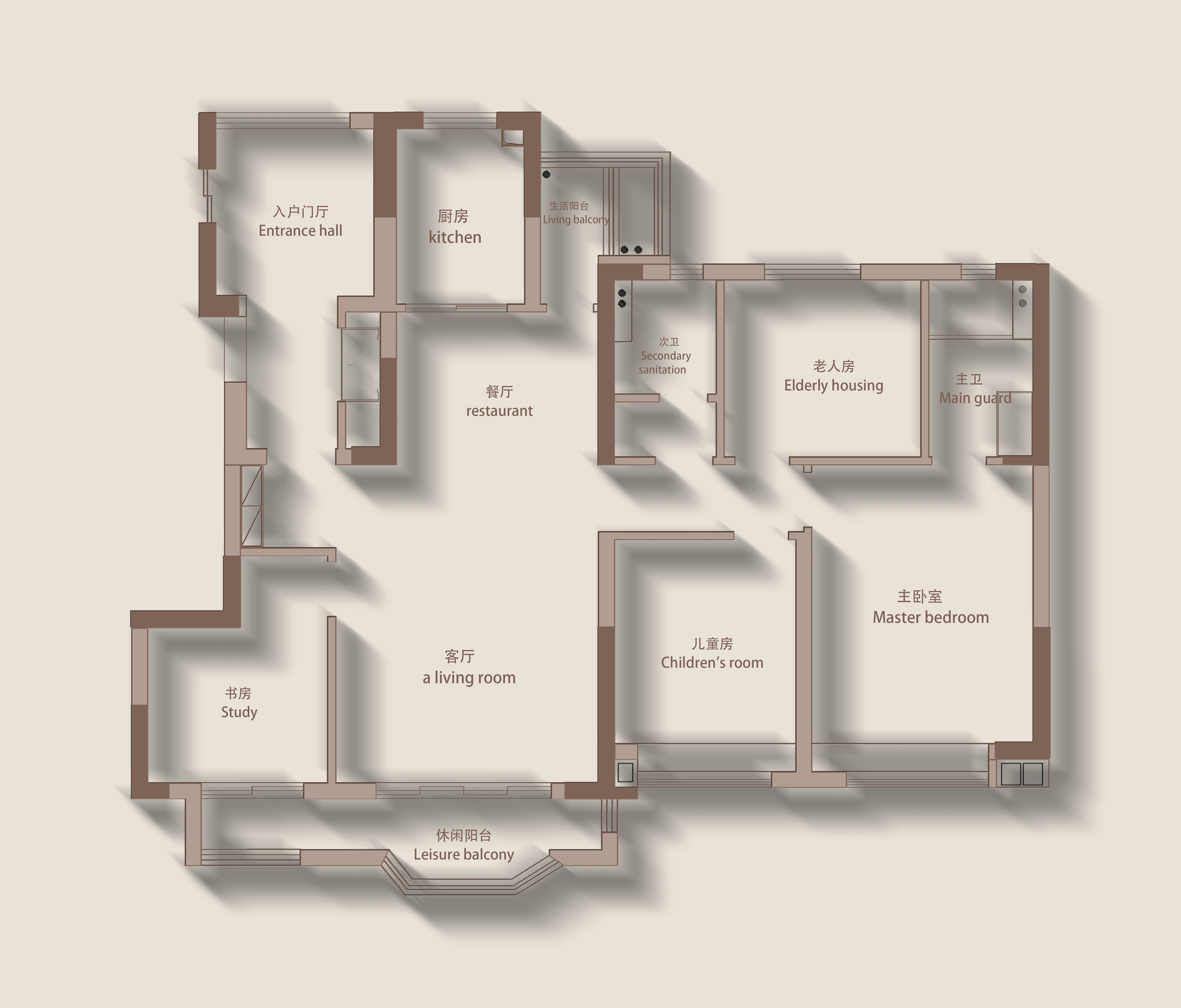 书香“境地”丨成都卢小刚装饰设计-8