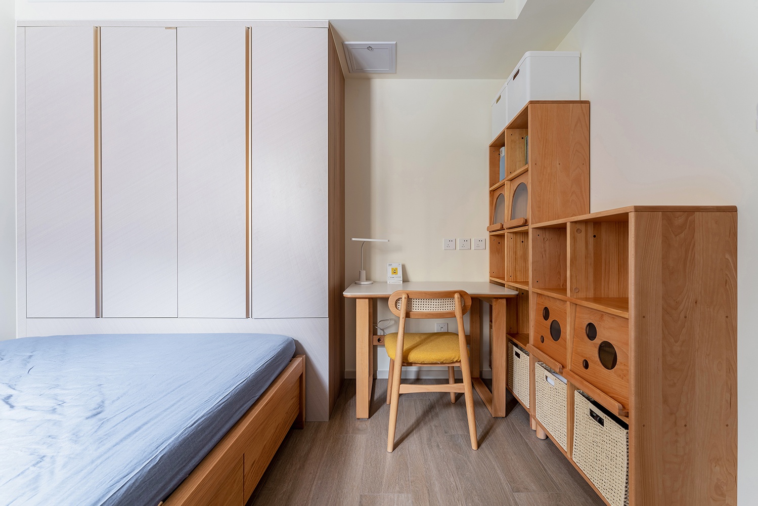 北京金隅学府89㎡复古原木风住宅设计丨中国北京丨久栖设计-51