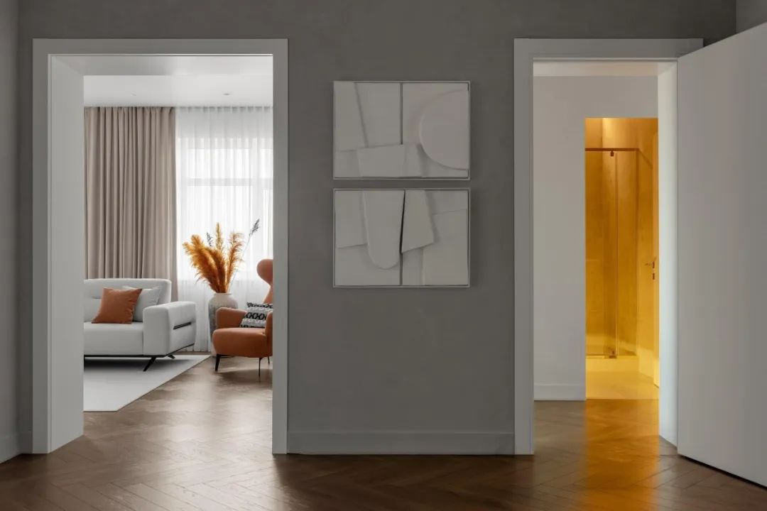 现代公寓中性自然色调设计丨Alexandra Gegi-22