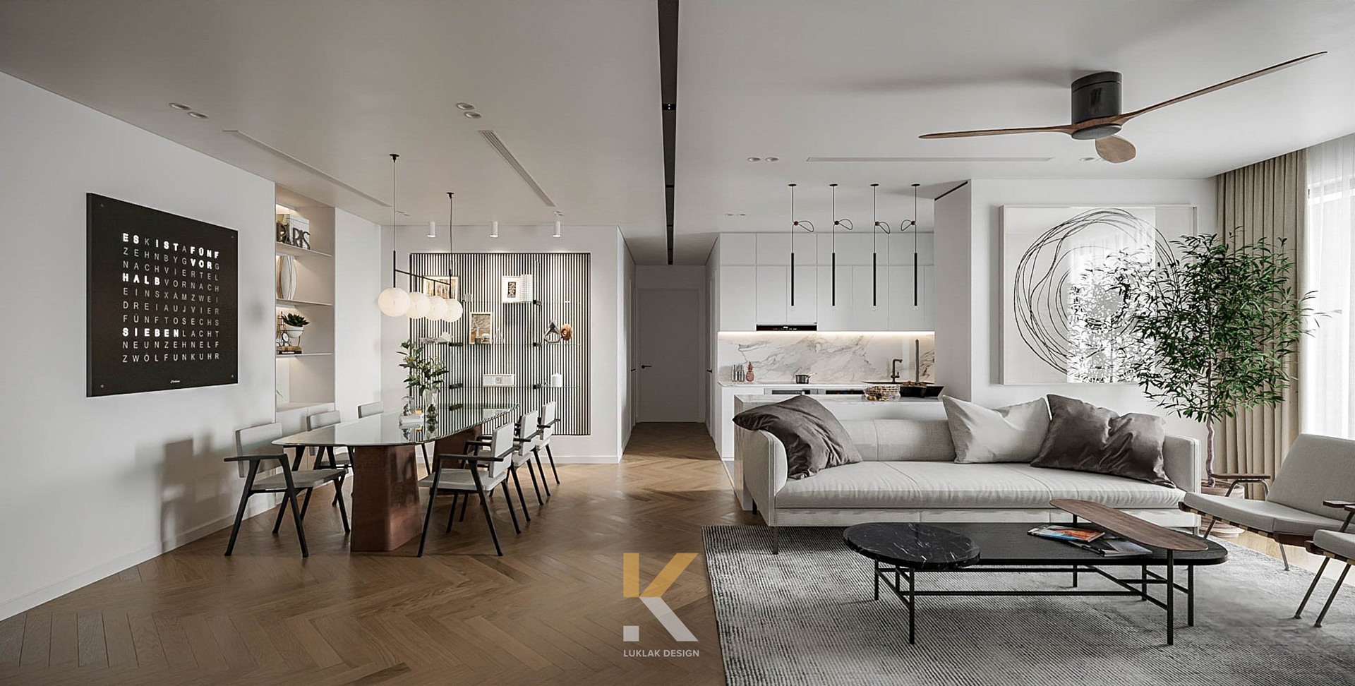 柔美白色系公寓设计-0