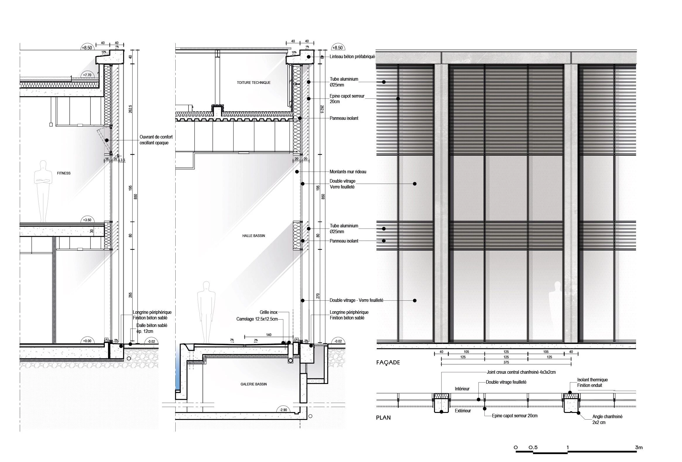 Gerland 水上运动中心丨法国里昂丨4_32 architecte,RL&A architectes-39