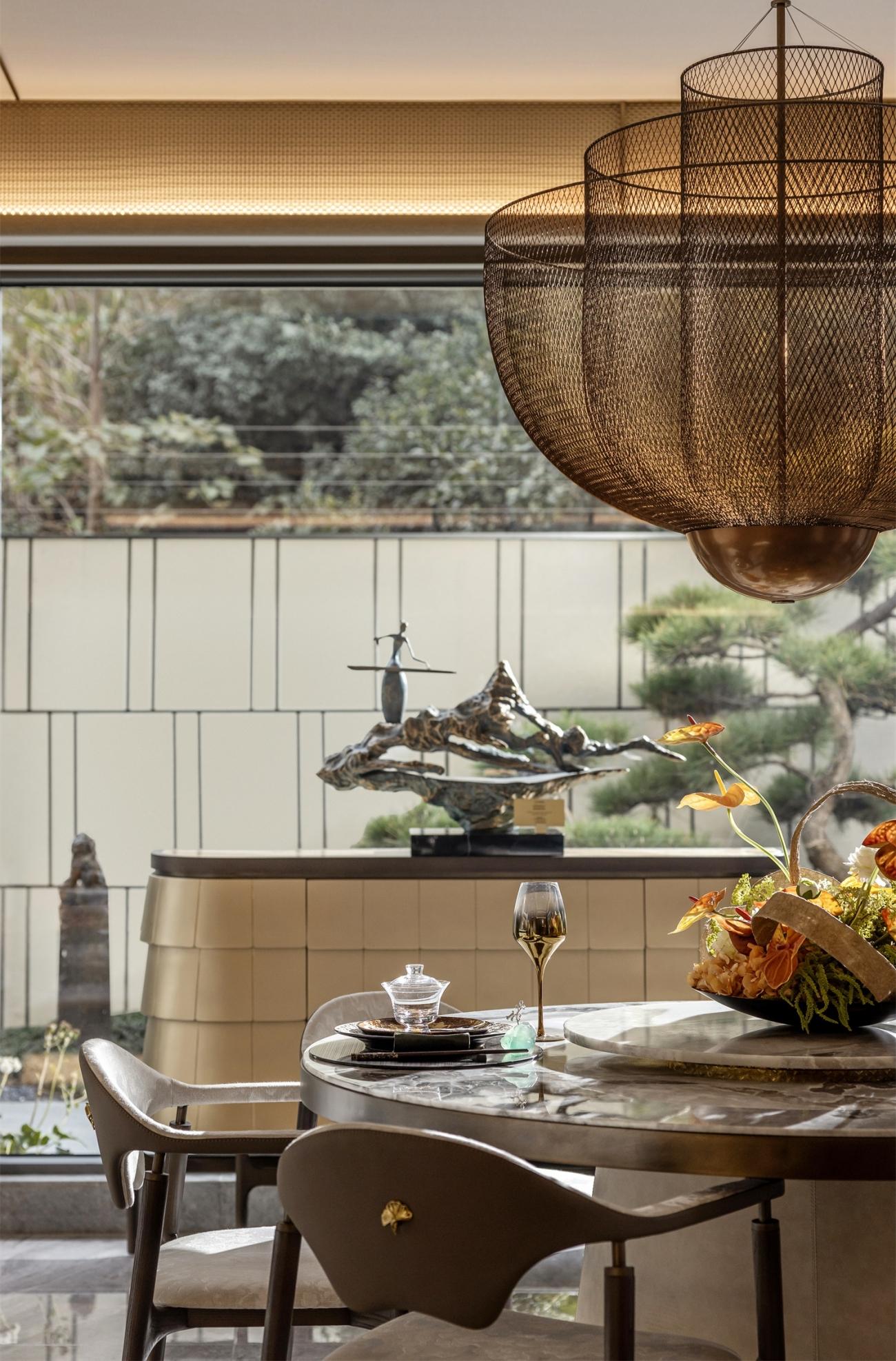 长沙电建泷悦长安424㎡下叠别墅样板间丨中国长沙丨深圳市盘石室内设计有限公司-6