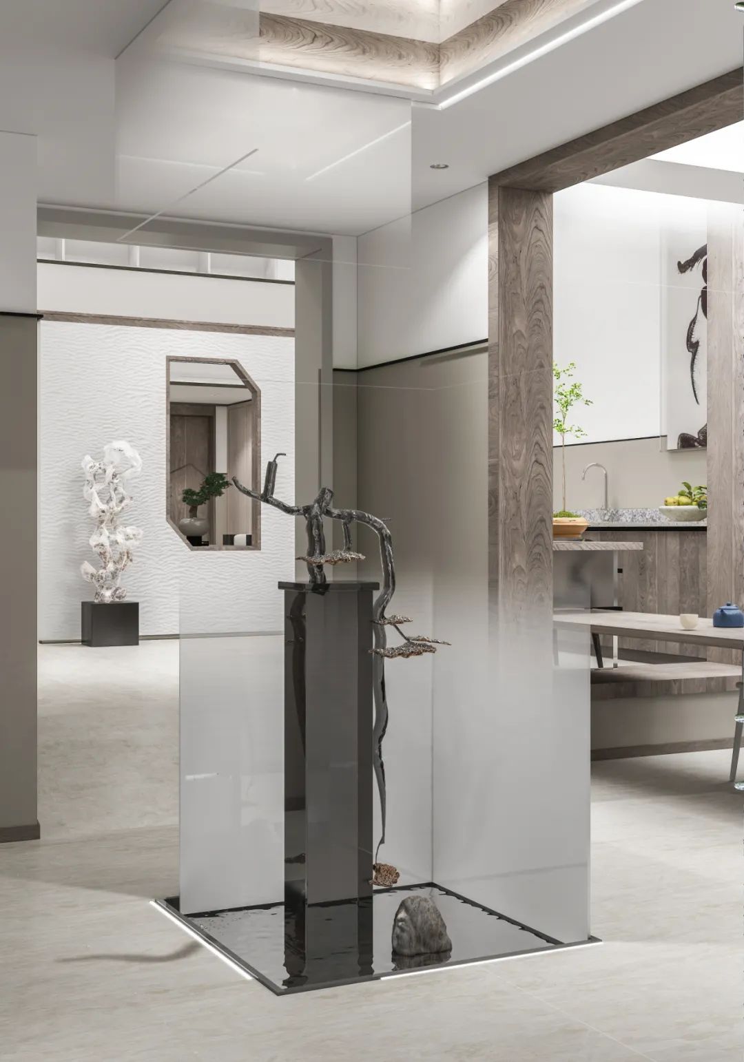 《暖茶》住宅设计丨中国天津丨末那识-13