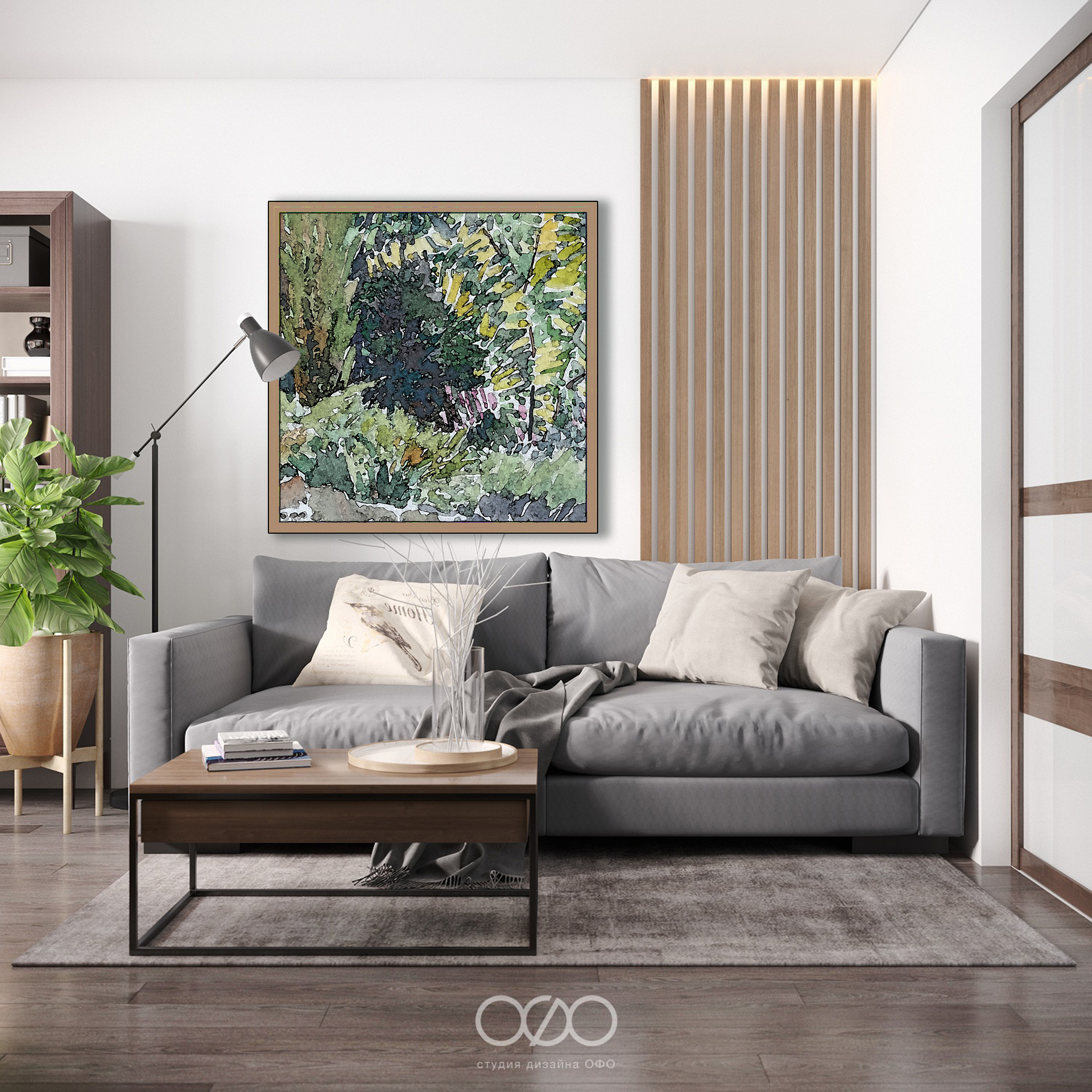 ПОРТФОЛИО Художественные работы в современном интерьере-46