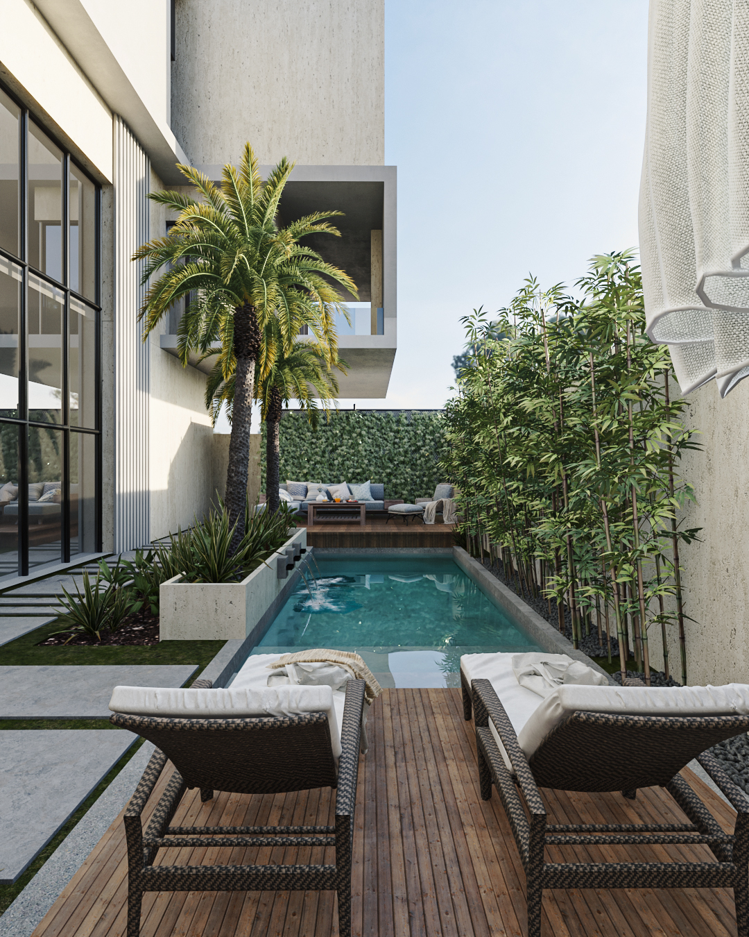 Luxury villa landscape-0