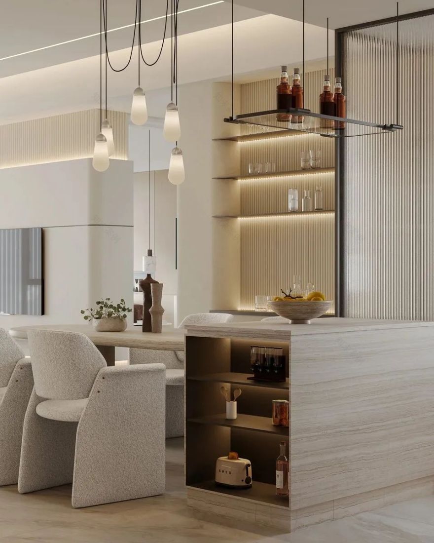 奶油风邂逅北欧雅致丨中国深圳丨戴勇设计-39