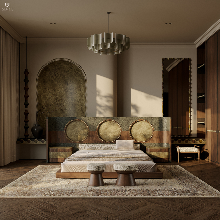 主卧室设计丨Mohammed Yossef-9