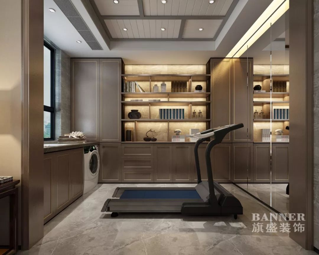新中式风格融入健身元素，打造静谧宜居空间-72