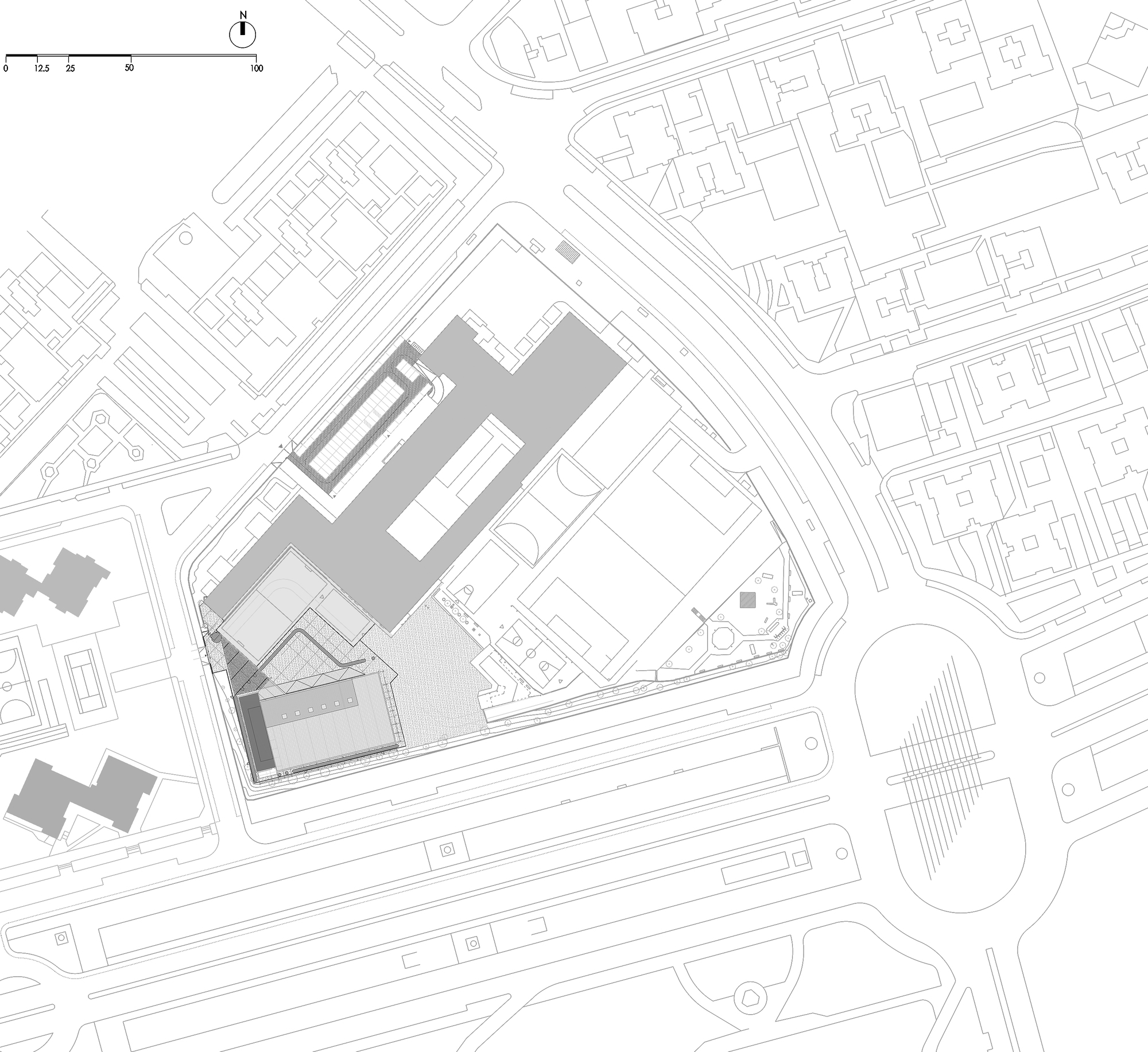 多用途体育场馆丨西班牙马德里丨OAOB architecture-40